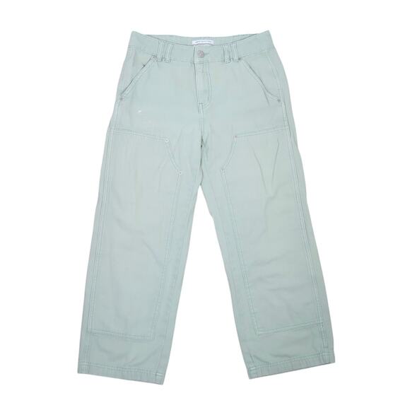 Urban Outfitters light green double knee denim jeans 26 - Picture 1 of 5